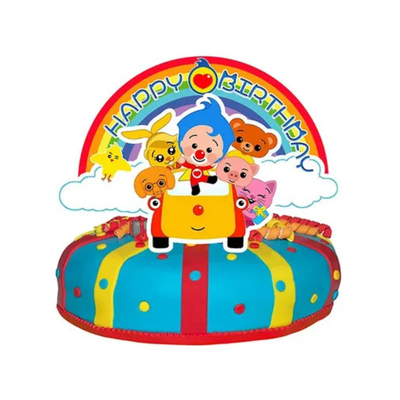 Caketopper Plim Plim "Happy Birthday" (x1u)