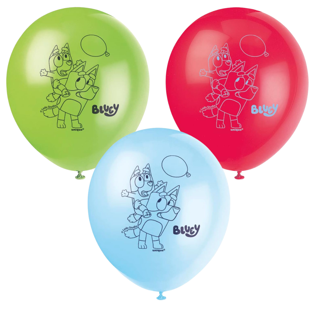 Globos Latex Bluey 12" (x8u)