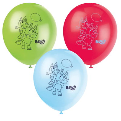 Globos Latex Bluey 12" (x8u)
