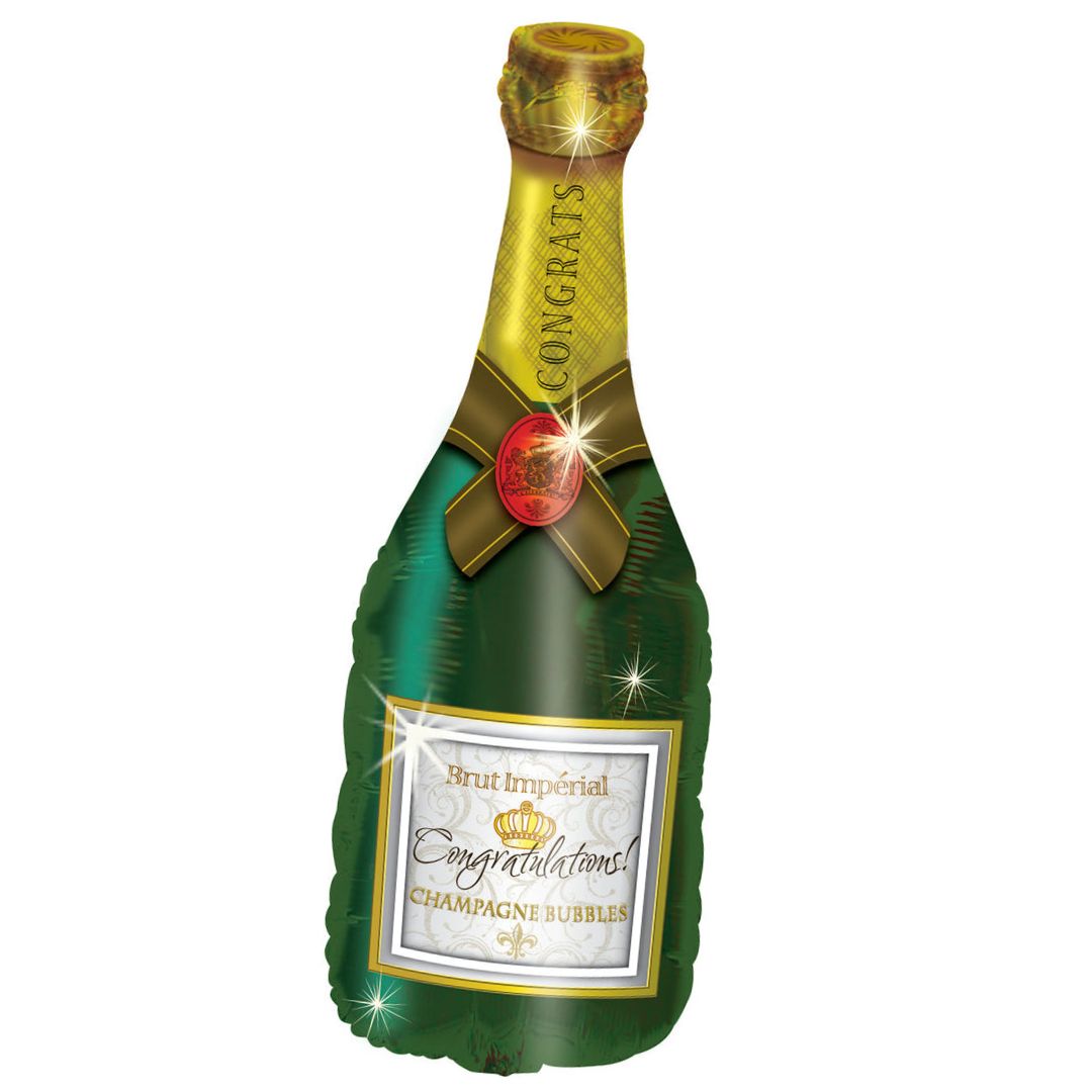 Congratulation Champagne Bottle Balloon 35"