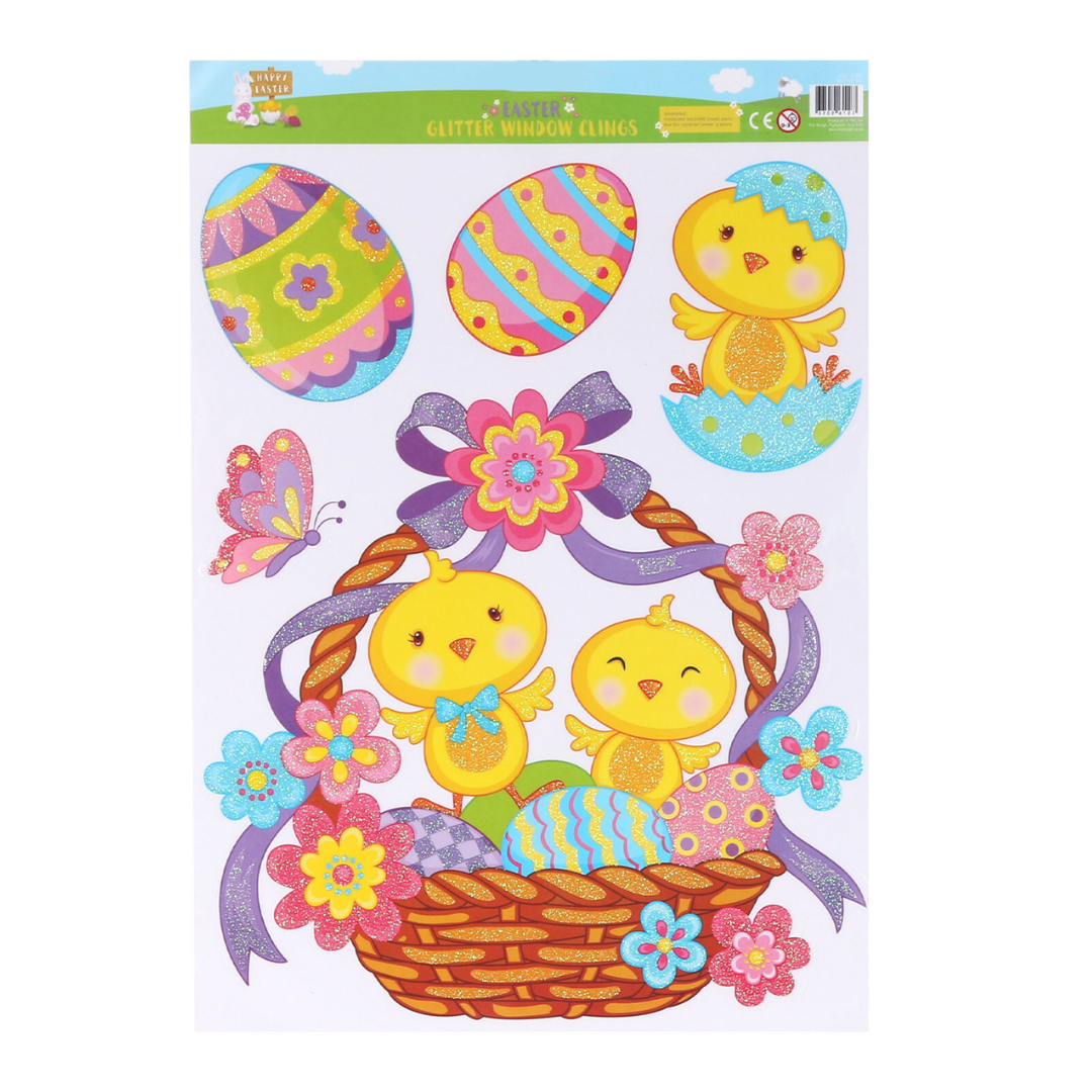 Adhesivos para pared/ ventana Pascua Jumbo