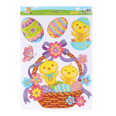 Adhesivos para pared/ ventana Pascua Jumbo