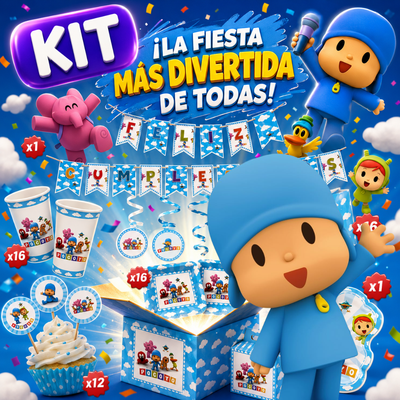 KIT: Pocoyó (12 personas)