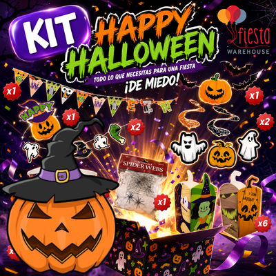 KIT: Halloween Calabaza (12 personas)