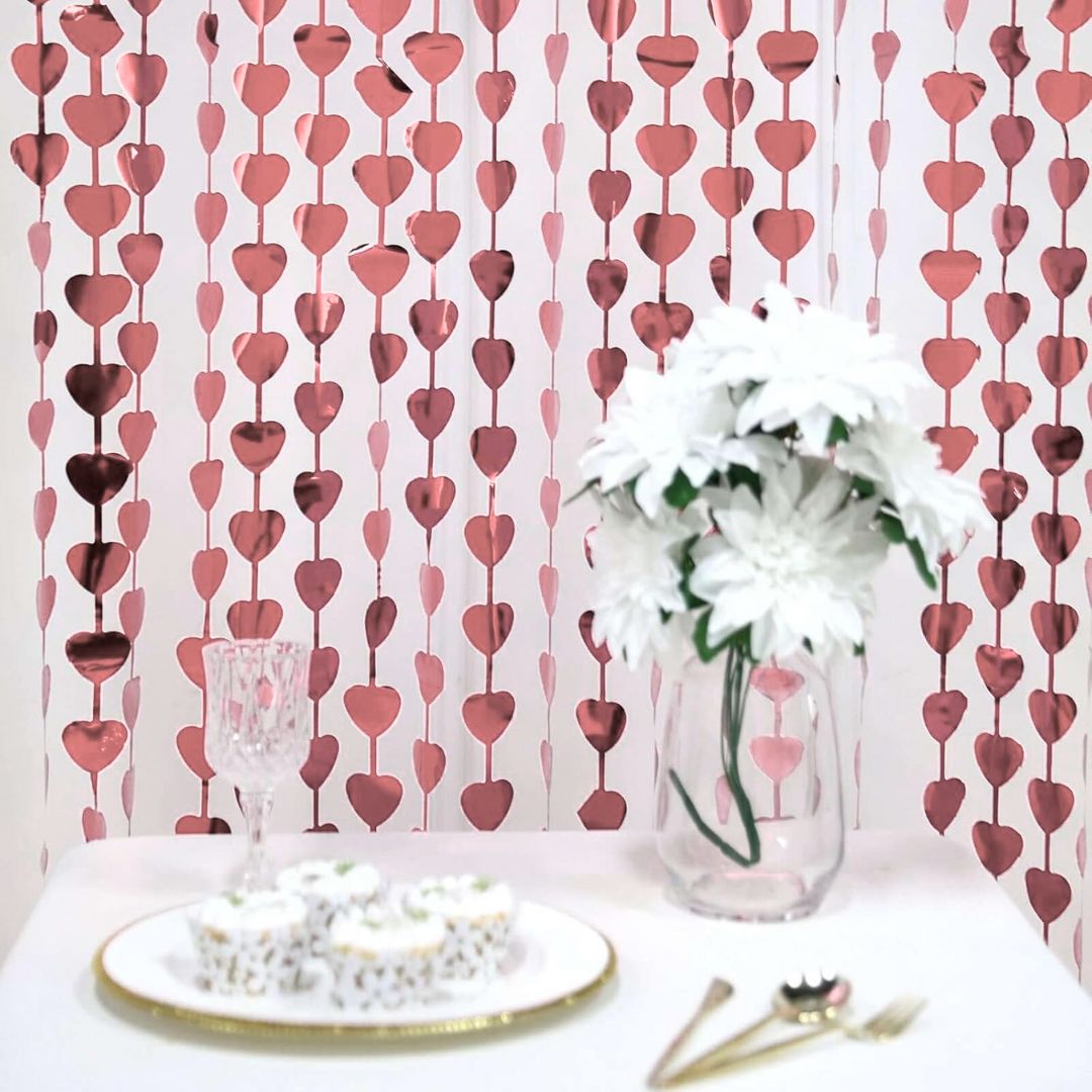 Cortina Foil Corazón (x1u) - Variedad de colores