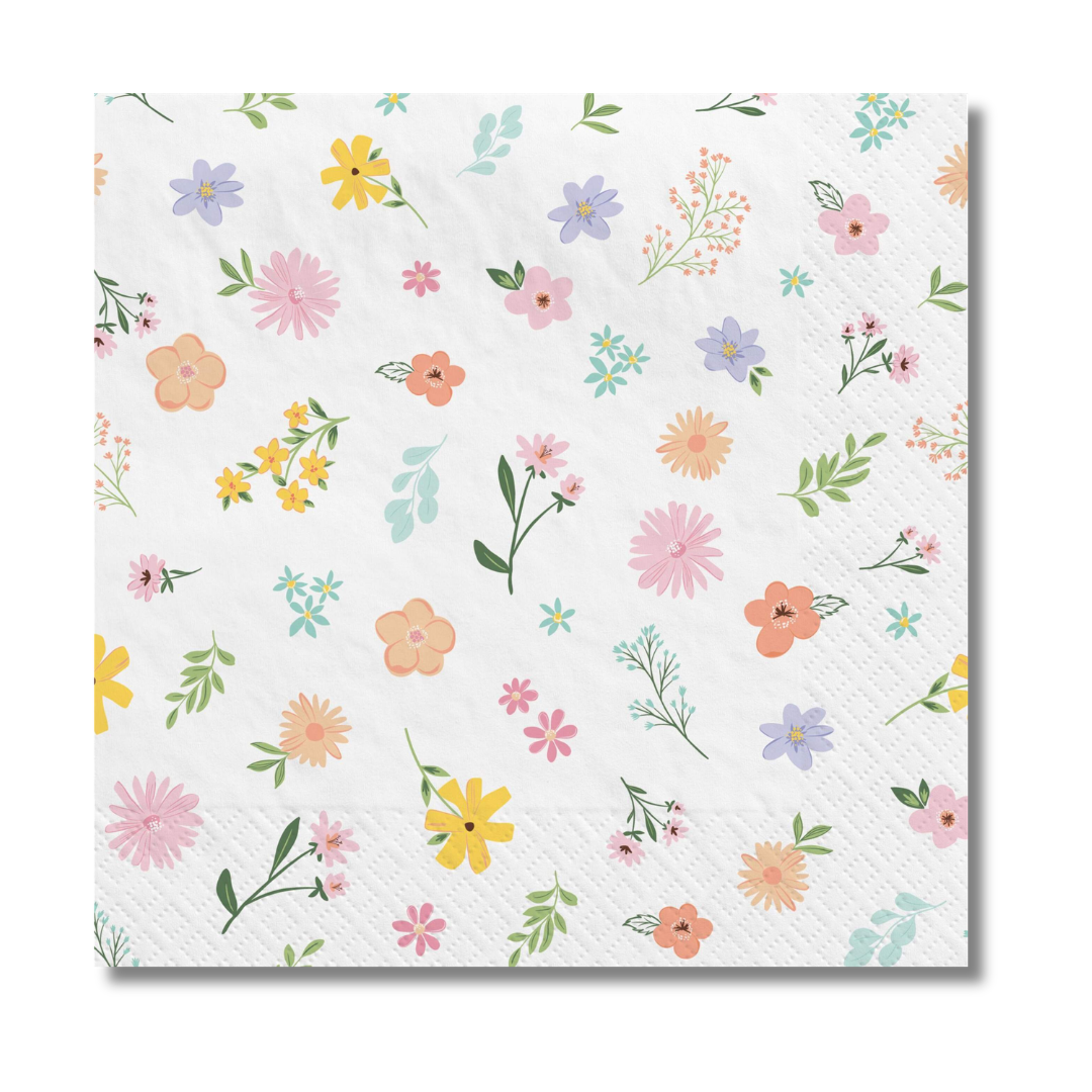 Springtime Blooms Lunch Napkins (x16u)