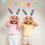 Easter Metallic Rainbow Bunny Diadema (x1u)