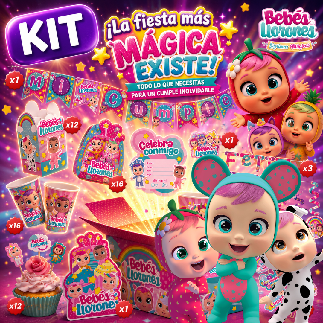 KIT: Bebes Llorones (12 personas)