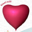 Corazón Foil Gigante Rojo 68" (x1u)