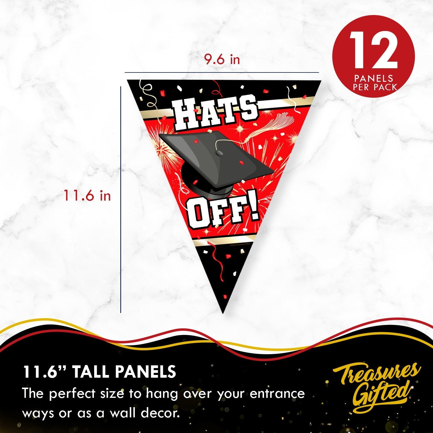 Banner Pennant Graduation Party (x1u)