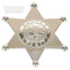 Placa de sheriff de plástico (x12pcs)