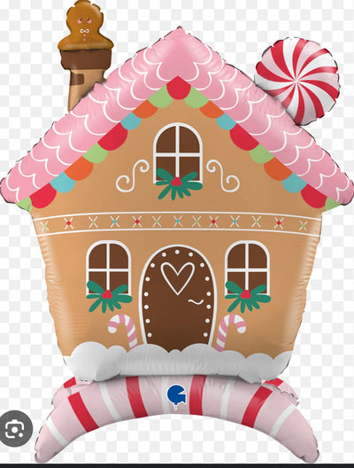 Standups Gingerbread house Foil Balloon