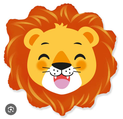 Lion Head Foil Balloons 23"