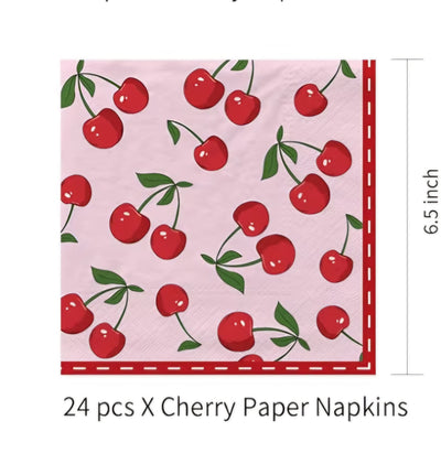 Cherry Party Servilletas 24pcs