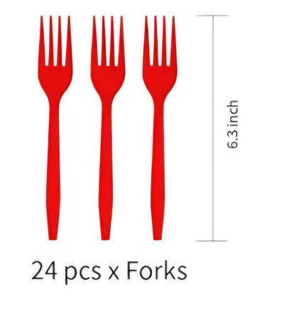 Cherry Party Tenedores 24pcs