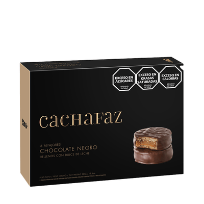 Alfajores Cachafaz Caja x 6