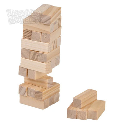 Mini Jenga - torre de madera para apilar (10 cm)