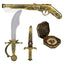 Set de pistolas de pirata – 5 piezas