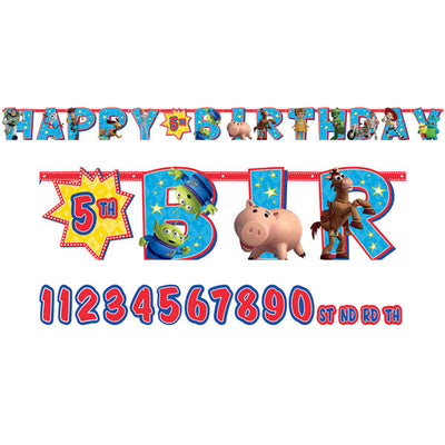 Toy Story Banner Happy Birthday (x1u)