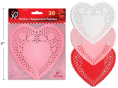 Doilies Corazón 6in (x20u)