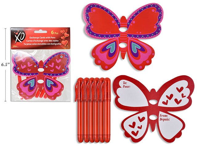 Set de 6 Tarjetas de San Valentín