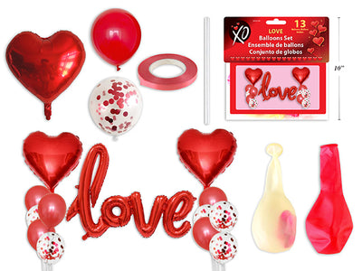 13 Globos de San Valentín 'LOVE'