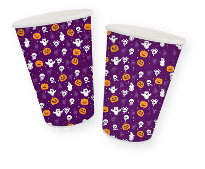 Vasos Halloween (x8u)