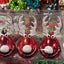 Bola con forma de Reno Rojo X 3 Unidades