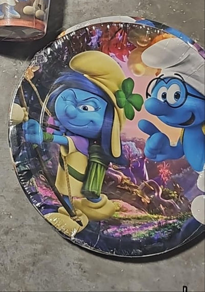 Pitufos Platos 7" (x10u)