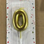 Vela de Número Dorado y Plateado (Modelo1)