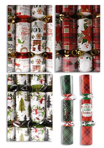 Crackers de Foil Navideños (x4u)