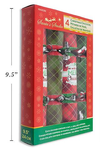 Crackers de Foil Navideños (x4u)