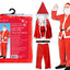 Traje de Santa Claus Adulto de Terciopelo