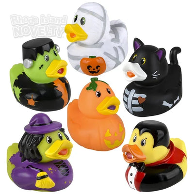 Patitos de goma de Halloween 9 cm (x1u)