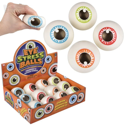 Ojo antiestrés de espuma blanda (6.5 cm) (x1u)