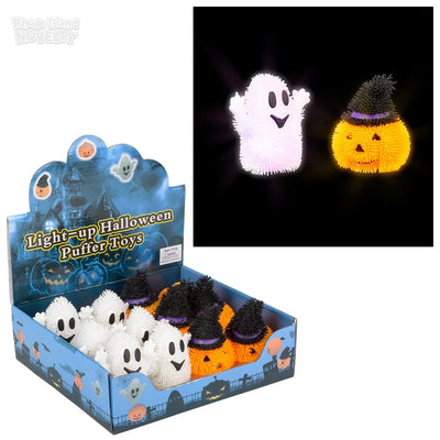 Puffers de Halloween con luz (x1u)