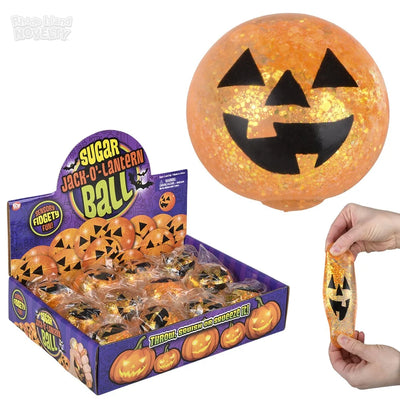 Jack O’ Lantern blando con bolitas – 6 cm