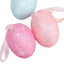 Glitter Foam Decorative Hanging Easter Eggs (x10u)