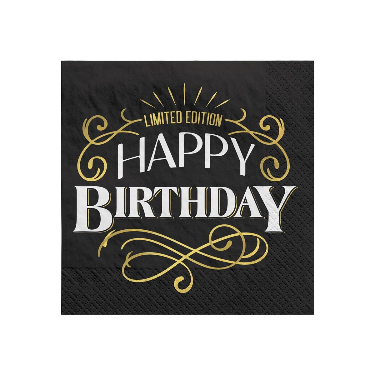 Happy Birthday Limited Edition Beverage Napkins Servilletas (x16u)