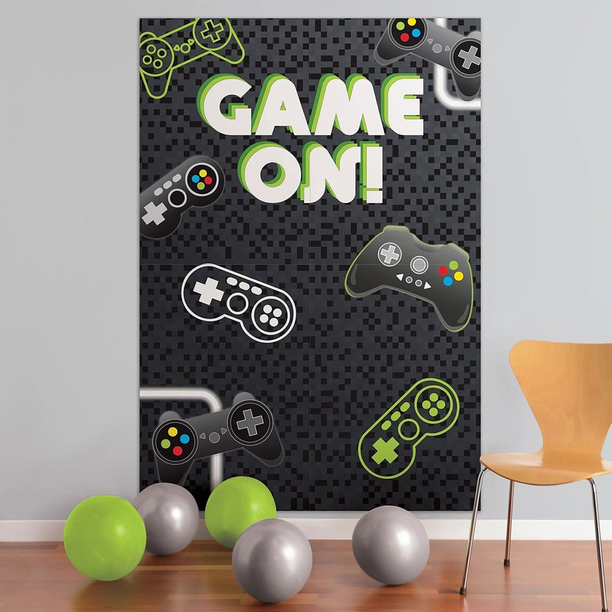 Level Up Game On Scene Setter Wall Decorating Kit (x1u)