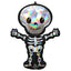 Skeleton Holographic Supershape Foil Balloon 34"