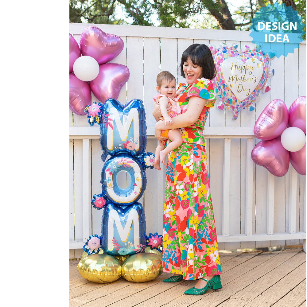 Globo AirLoonz “Artful Florals MOM” – 51” (1.30 m)