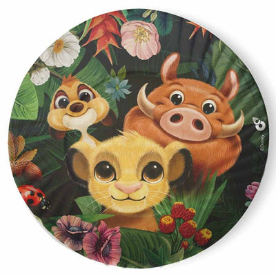 Platos animales de la Selva Disney Clasicos (x8u)