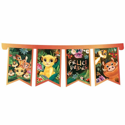 Banderin Animales de la Selva Disney Clasicos (x1u)