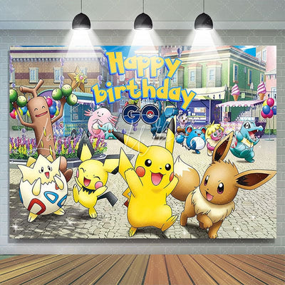 Backdrop Anime Go Pokemon