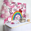 Hello Kitty Pink Bow Tie Birthday Backdrop (x1u)