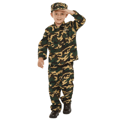 Army Dress Up Costume - Kids