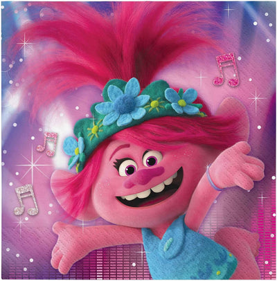 Luncheon Napkins TROLLS 2 (16 u)
