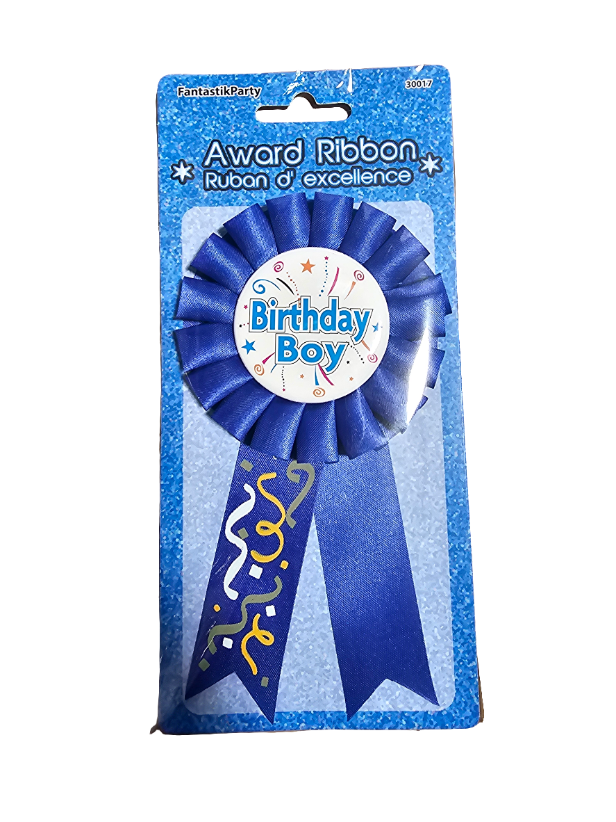 Award Birthday Boy Ribbon