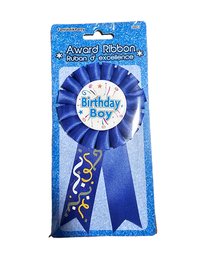 Award Birthday Boy Ribbon